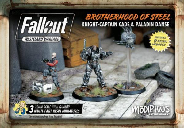 Modiphius Fallout: Wasteland Warfare   Fallout: Brotherhood of Steel Knight-Captain Cade & Paladin Danse - MUH051238 - 5060523340279