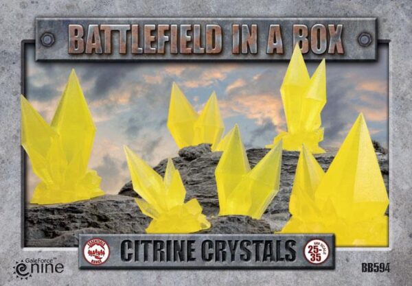 Gale Force Nine    Battlefield in a Box: Citrine Crystals (Yellow) - BB594 - 9420020247864