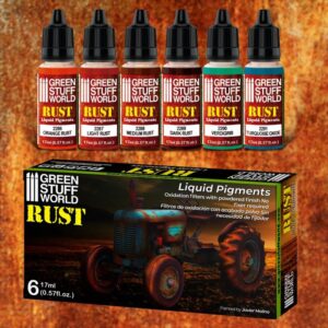 Green Stuff World    Liquid Pigments Set - Rust - 8436574506259ES - 8436574506259