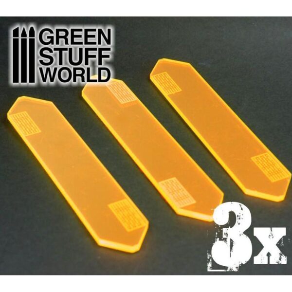 Green Stuff World    3x Big Energy Walls - Phosphorescent Orange - 8436554363919ES - 8436554363919