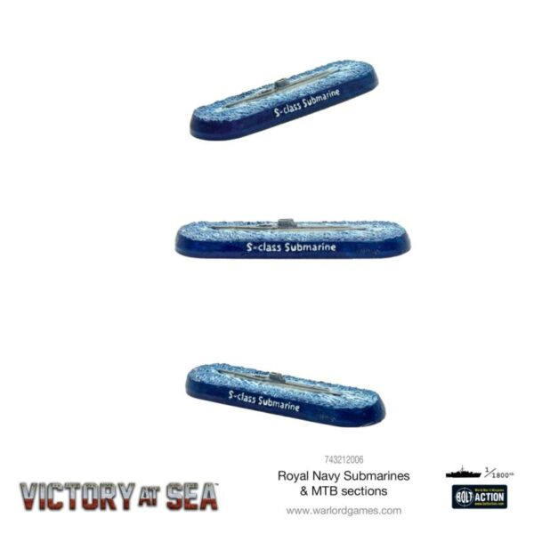 Warlord Games Victory at Sea   Royal Navy Submarines & MTB Sections - 743212006 - 5060572506800