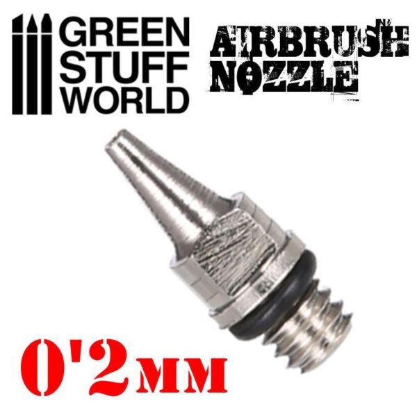 Green Stuff World    Airbrush Nozzle 0.2mm - 8436554369287ES - 8436554369287