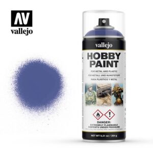 Vallejo    AV Spray Primer: Fantasy Color - Ultramarine Blue 400ml - VAL28017 - 8429551280174