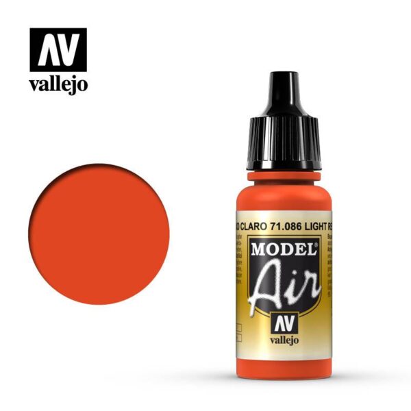 Vallejo    Model Air: Light Red - VAL086 - 8429551710862