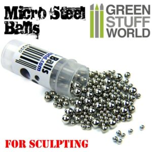 Green Stuff World    Micro STEEL Balls (2-4mm) - 8436554367856ES - 8436554367856