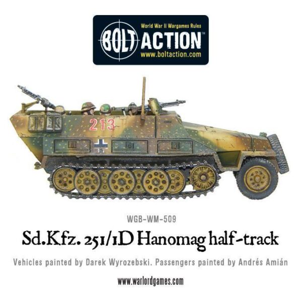 Warlord Games Bolt Action   Sd.Kfz 251/1 Ausf D Hanomag - 402012003 - 5060393702016