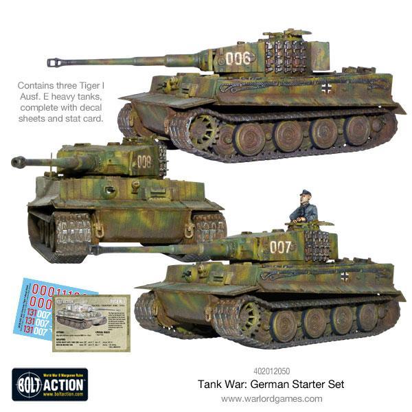 Warlord Games Bolt Action   Tank War: German starter set - 409912050 - 5060393707769