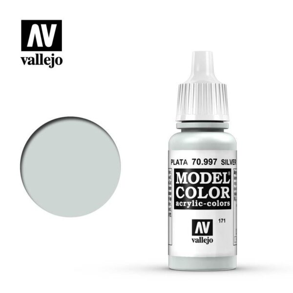 Vallejo    Model Color: Silver (metallic) - VAL997 - 8429551709972