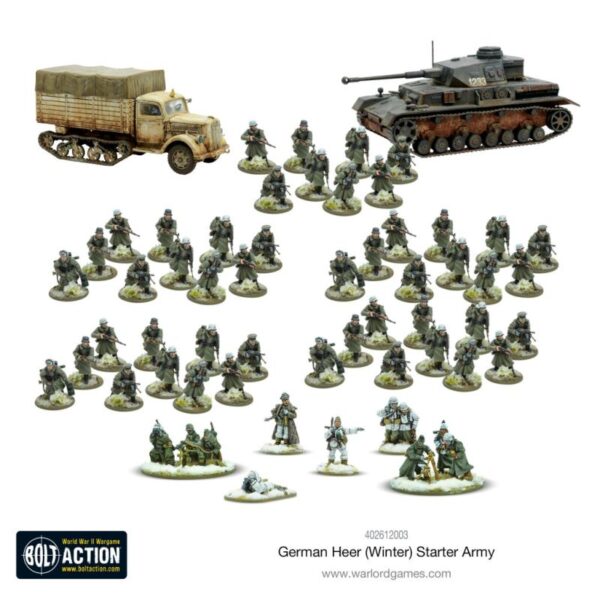 Warlord Games Bolt Action   German Heer Winter Starter Army - 402612003 - 5060572508057