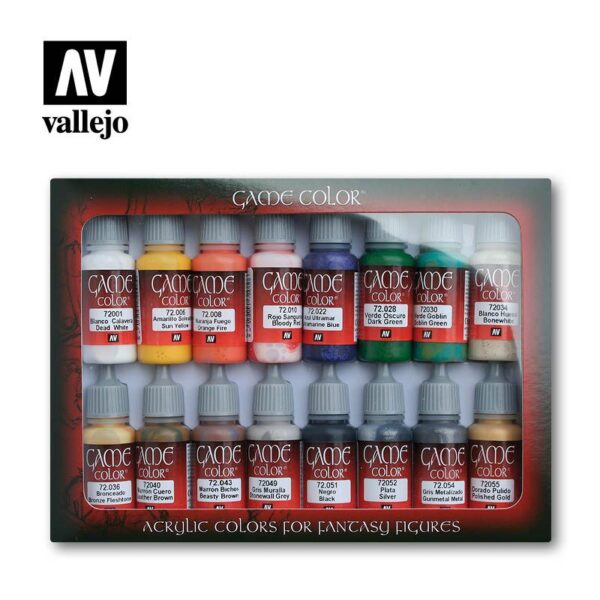 Vallejo    Vallejo Game Color - Intro Set (x16) - VAL72299 - 8429551722995
