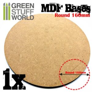 Green Stuff World    MDF Bases - Round 160mm - 8436574503425ES - 8436574503425