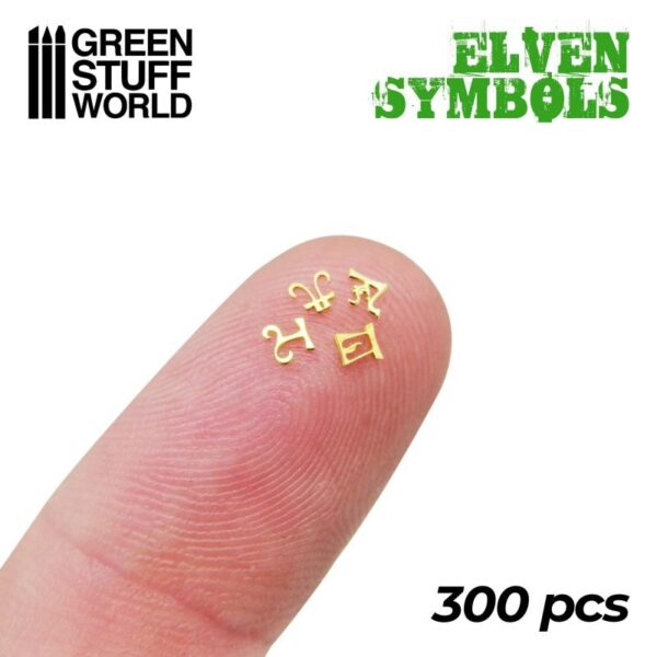 Green Stuff World    Etched Brass Elven Runes and Symbols - 8436574505351ES - 8436574505351