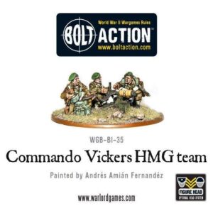 Warlord Games Bolt Action   Commando Vickers MMG team - WGB-BI-32 - 5060200842386