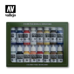 Vallejo    AV Vallejo Model Color Set - American Colonial (x16) - VAL70147 - 8429551701471