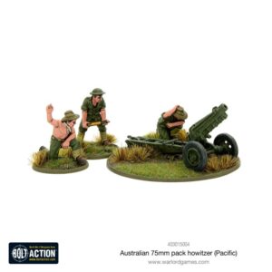 Warlord Games Bolt Action   Australian 75mm pack howitzer (Pacific) - 403015004 - 5060572500716
