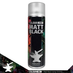 The Colour Forge    Colour Forge Matt Black Spray (500ml) - TCF-SPR-001 - 5060843100508