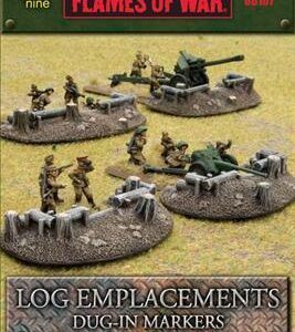 Gale Force Nine    Flames of War: Log Emplacements Dug In Markers - BB107 -