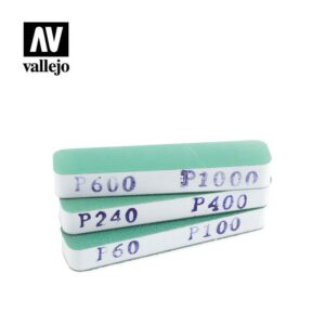 Vallejo    AV Vallejo Tools - Flexisander Dual Grit x3 (90x19x12mm) - VALT04002 - 8429551930024