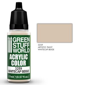 Green Stuff World    Acrylic Color WHITECAP BEIGE - 8435646506197ES - 8435646506197