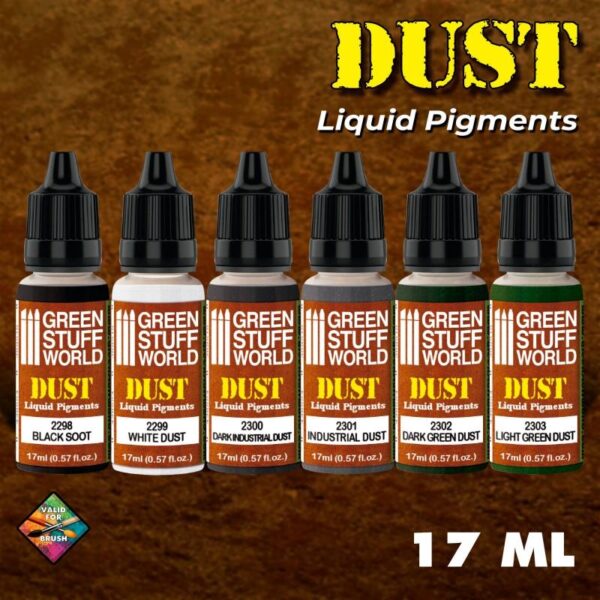 Green Stuff World    Liquid Pigments Set - Dust - 8436574506266ES - 8436574506266