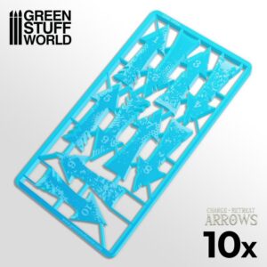 Green Stuff World    Charge and Retreat Arrows - Light Blue - 8435646500577ES - 8435646500577