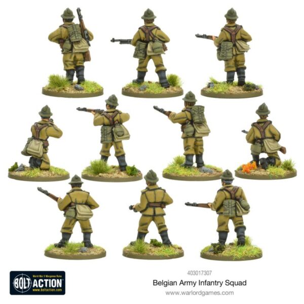 Warlord Games Bolt Action   Belgian Infantry Squad - 403017307 - 5060572501294