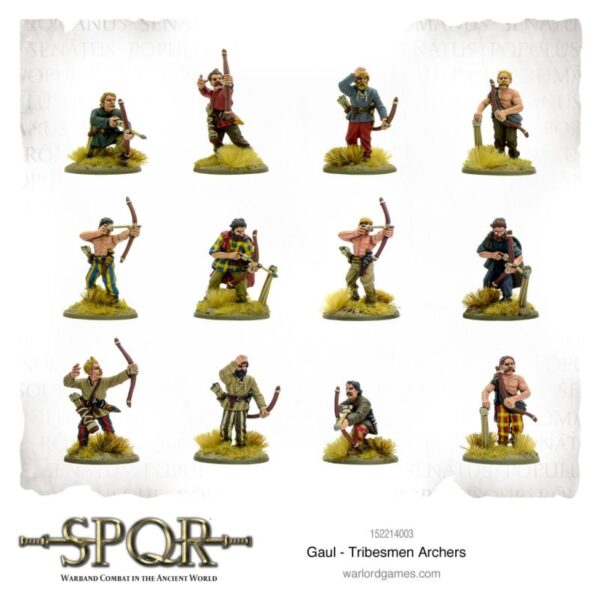 Warlord Games SPQR   SPQR: Gaul Tribesmen Archers - 152214003 - 5060572504493