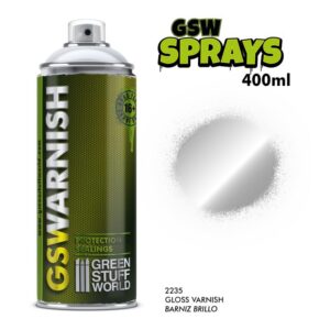 Green Stuff World    SPRAY GLOSS Varnish 400ml - 8436574505948ES - 8436574505948