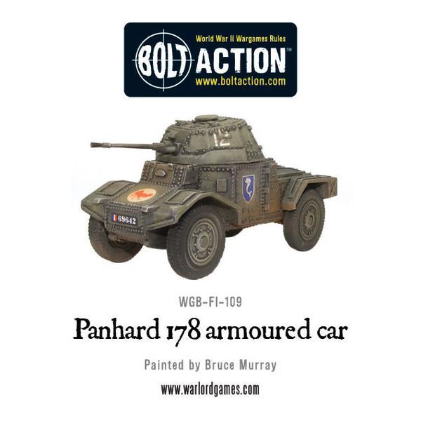 Warlord Games Bolt Action   Panhard 178 Armoured Car - 402415501 -