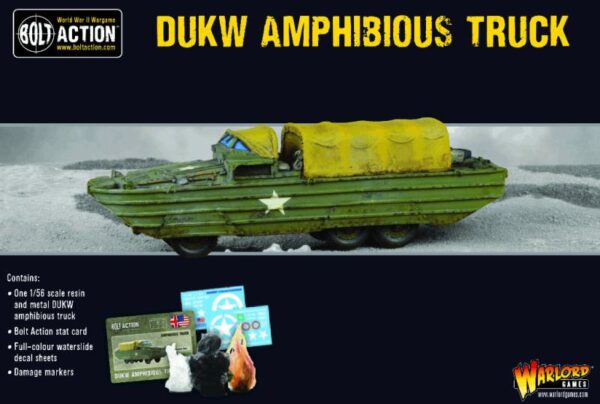 Warlord Games Bolt Action   US DUKW Amphibious Truck - 402411301 - 5060572504561