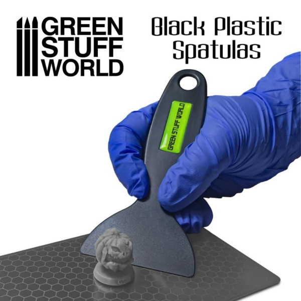Green Stuff World    Black Plastic Spatulas - 3D printer - 8435646504575ES - 8435646504575