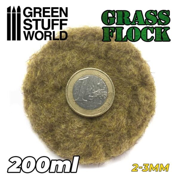 Green Stuff World    Static Grass Flock 2-3mm - SAVANNA PASTURE - 200 ml - 8435646506401ES - 8435646506401