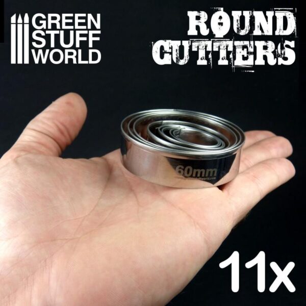 Green Stuff World    Round Cutters for Bases - 8436574500585ES - 8436574500585