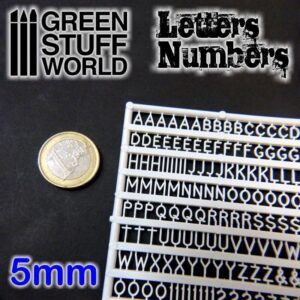 Green Stuff World    Letters and Numbers 5mm - 8436554364374ES - 8436554364374