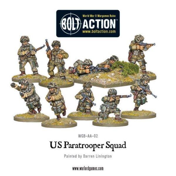 Warlord Games Bolt Action   US Paratrooper Squad - 402213101 - 5060393702276