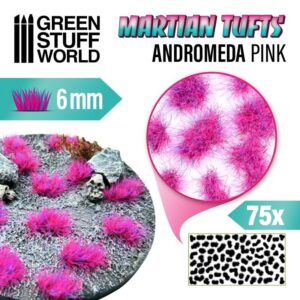 Green Stuff World    Martian Fluor Tufts - ANDROMEDA PINK - 8435646501826ES - 8435646501826