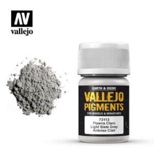 Vallejo    Vallejo Pigment - Light Slate Grey - VAL73113 - 8429551731133