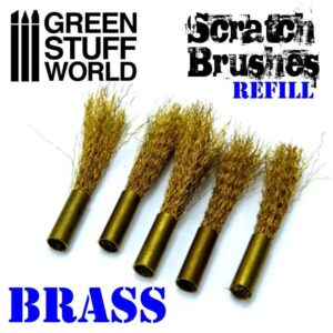 Green Stuff World    Scratch Brush Set Refill – Brass - 8436574500103ES - 8436574500103