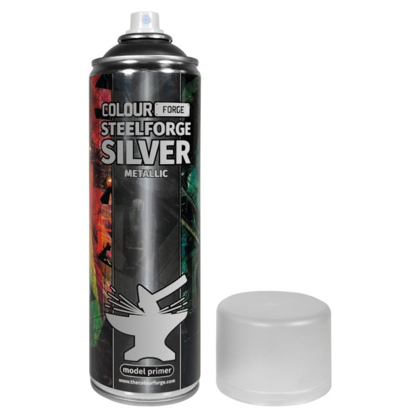 The Colour Forge    Colour Forge Spray: Steelforge Silver  (500ml) - TCF-SPR-017 - 5060843101307