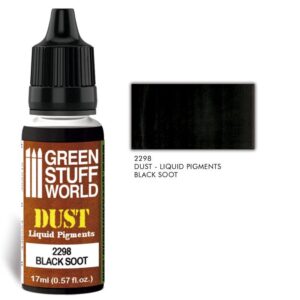 Green Stuff World    Liquid Pigments BLACK SOOT - 8436574506570ES - 8436574506570