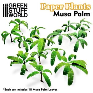 Green Stuff World    Paper Plants - Musa Palm - 8436574508734ES - 8436574508734