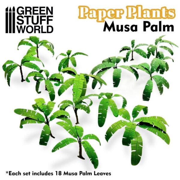 Green Stuff World    Paper Plants - Musa Palm - 8436574508734ES - 8436574508734