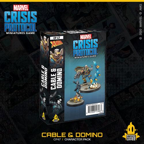 Atomic Mass Marvel Crisis Protocol   Marvel Crisis Protocol: Cable & Domino - CP47 - 841333113063