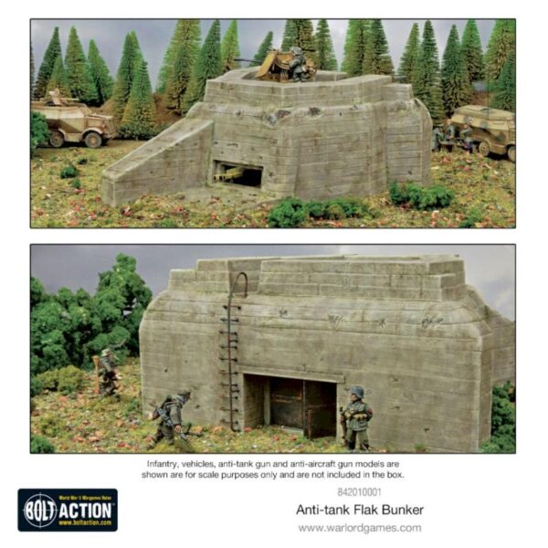 Warlord Games Bolt Action   Flak Bunker - 842010001 - 5060572500358
