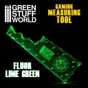 Green Stuff World    Gaming Measuring Tool - Fluor Lime Green - 8435646500768ES - 8435646500768