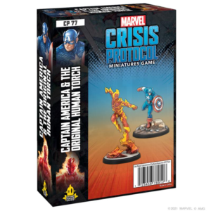 Atomic Mass Marvel Crisis Protocol   Marvel Crisis Protocol: Captain America & The Original Human Torch - CP77 - 841333112509