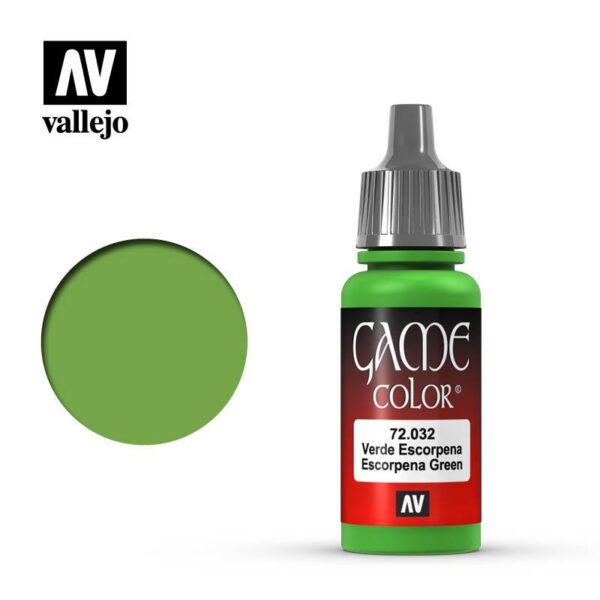 Vallejo    Game Color: Escorpena Green - VAL72032 - 8429551720328