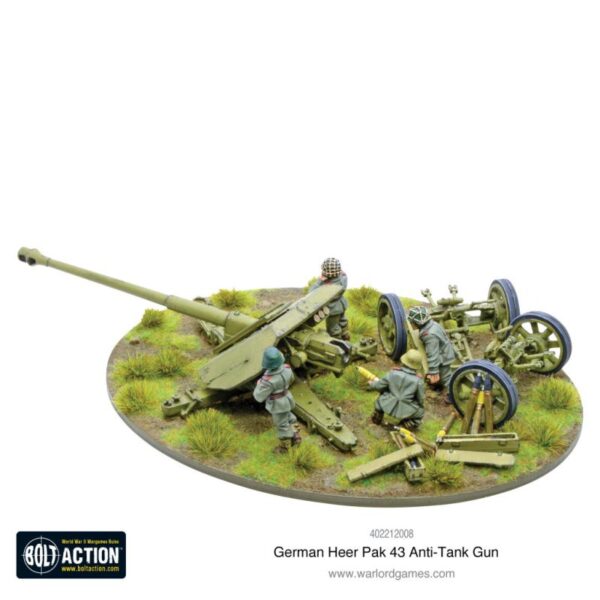 Warlord Games Bolt Action   German Heer Pak 43 Anti-Tank Gun - 402212008 - 5060572502482