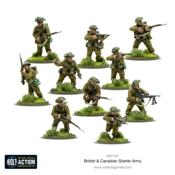 Warlord Games Bolt Action   British & Canadian Army (1943-45) Starter Army - 402011021 - 5060572507173