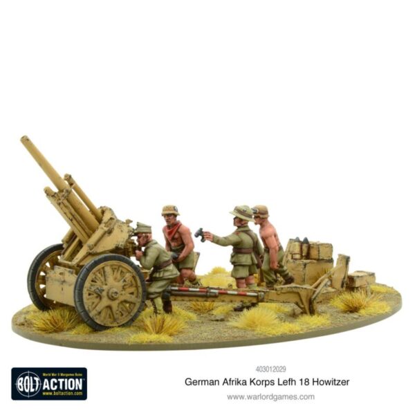 Warlord Games Bolt Action   Afrika Korps LeFH 18 10.5cm medium artillery - 403012029 - 5060572502161
